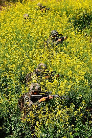看解放军侦察兵怎么“春游”