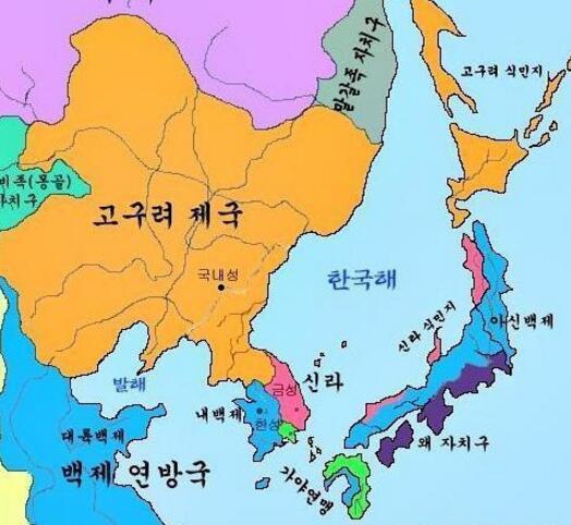 韩国历史书上本国领土,中国被占大半,日本也沦陷
