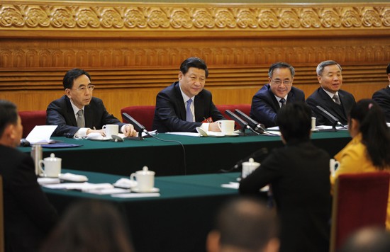习近平到广东代表团参加审议