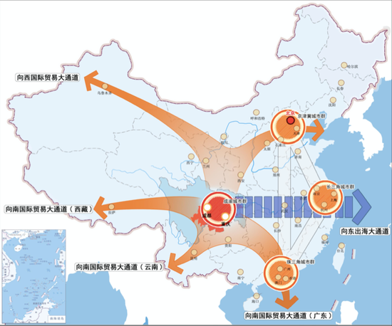 △图来自《成渝城市群发展规划》