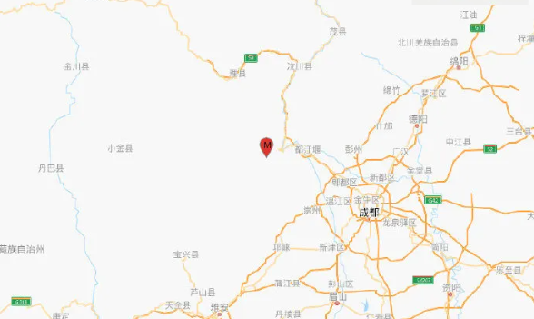 四川汶川发生4.8级地震，成都等地震感明显