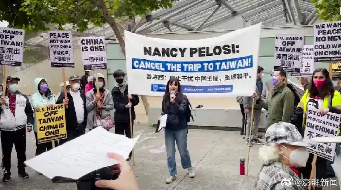 海外华侨华人强烈谴责佩洛西窜访台湾